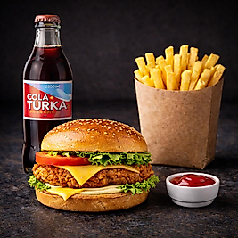 chicken burger menü